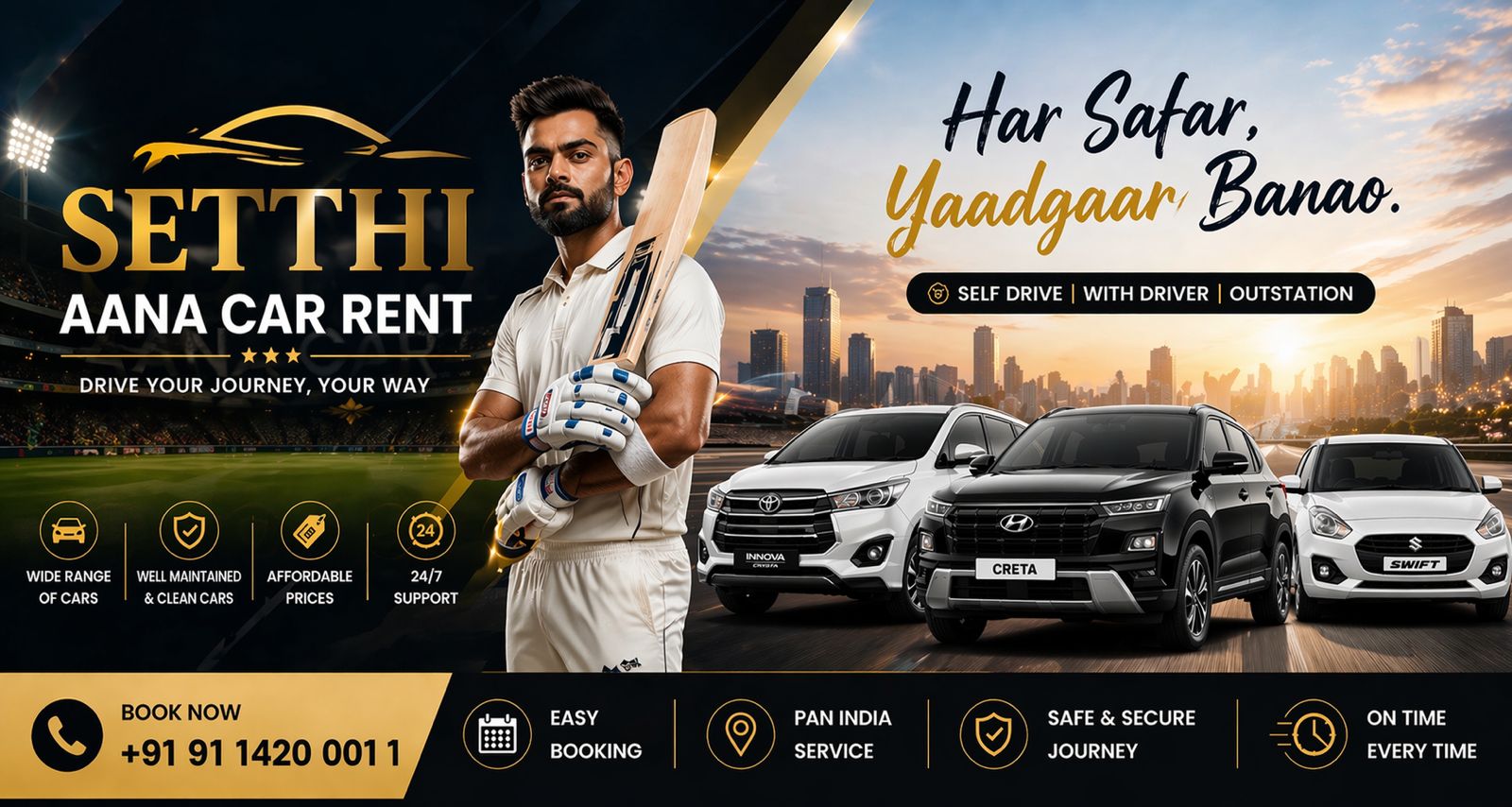 Satthianna Car Rental Jaipur